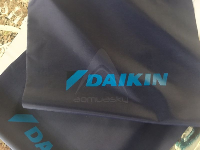 Bộ áo mưa 2 lớp in logo Daikin
