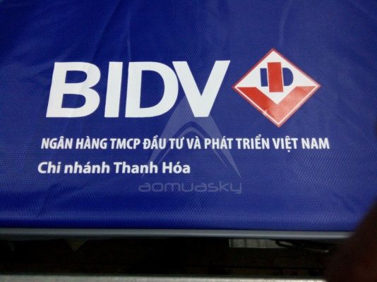 Áo mưa Quà tặng khách hàng BIDV